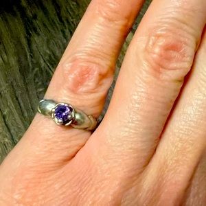 Sterling Silver and Amethyst Ring